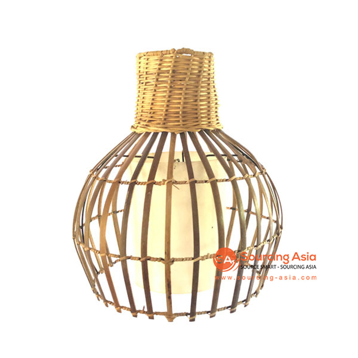 SHL062-4 NATURAL BAMBOO WOOD PENDANT LAMP