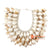 SHL068-10 WHITE SHELL NECKLACE HANGING WALL DECORATION