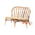 SHL118 NATURAL RATTAN UPHOLSTERED TWO SEATS CHAIR