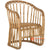 SHL130 NATURAL RATTAN CLASSIC UPHOLSTERED ARMCHAIR