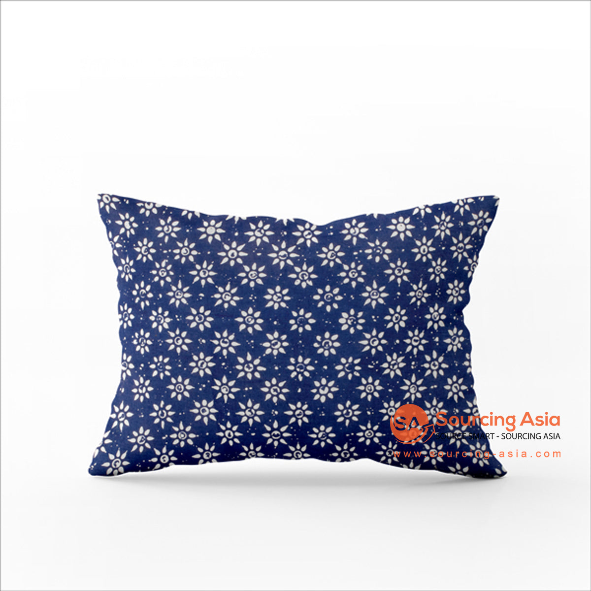 SHL165-17 COTTON BATIK STAMP RECTANGULAR CUSHION (PRICE WITHOUT INNER)