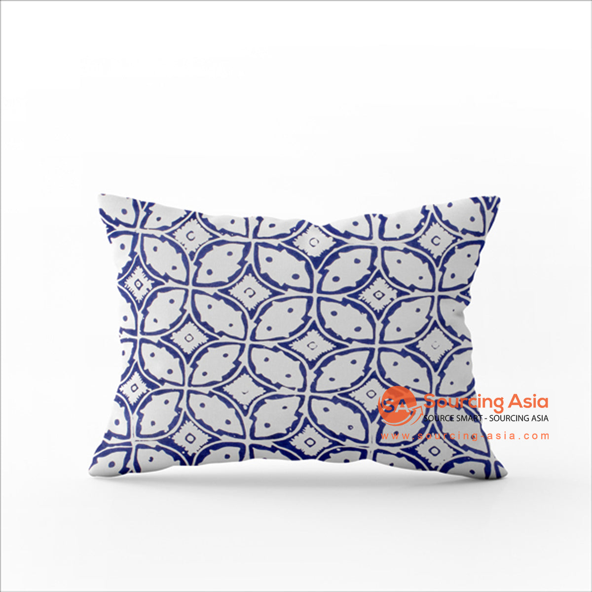 SHL165-9 COTTON BATIK STAMP RECTANGULAR CUSHION (PRICE WITHOUT INNER)