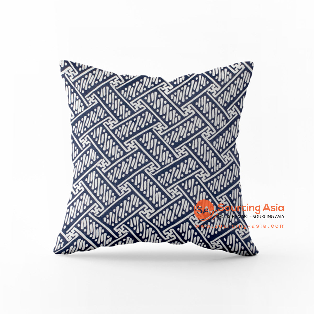 SHL165 COTTON BATIK STAMP SQUARE CUSHION (PRICE WITHOUT INNER)