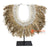 SHL169-20 NATURAL SHELL NECKLACE ON STAND DECORATION