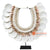SHL169-2 NATURAL SHELL NECKLACE ON STAND DECORATION
