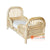 SHL196-1 NATURAL RATTAN DOLL BED