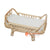 SHL196-2 NATURAL RATTAN DOLL BED