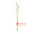 SHL196-5 NATURAL RATTAN FAIRY WAND WITH MOON DECORATION