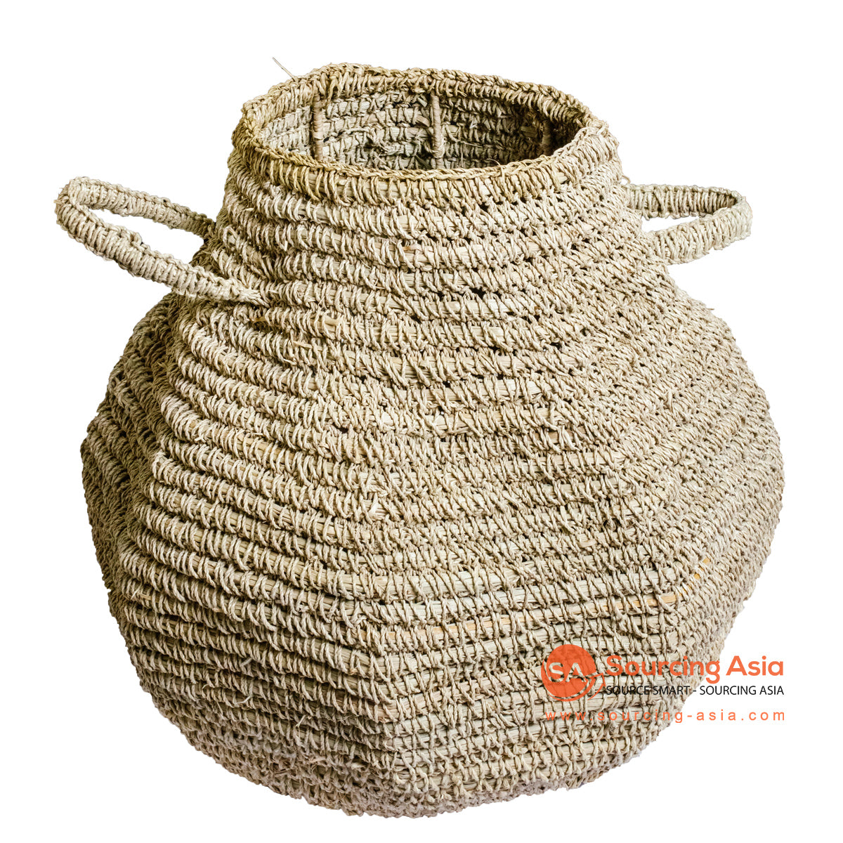 SHL202 NATURAL AGEL BASKET WITH HANDLE