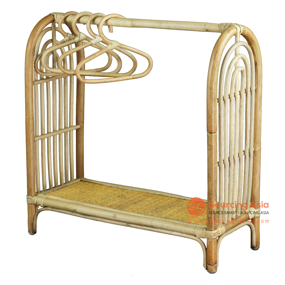 SHL417 NATURAL DOLL CLOTHES RACK