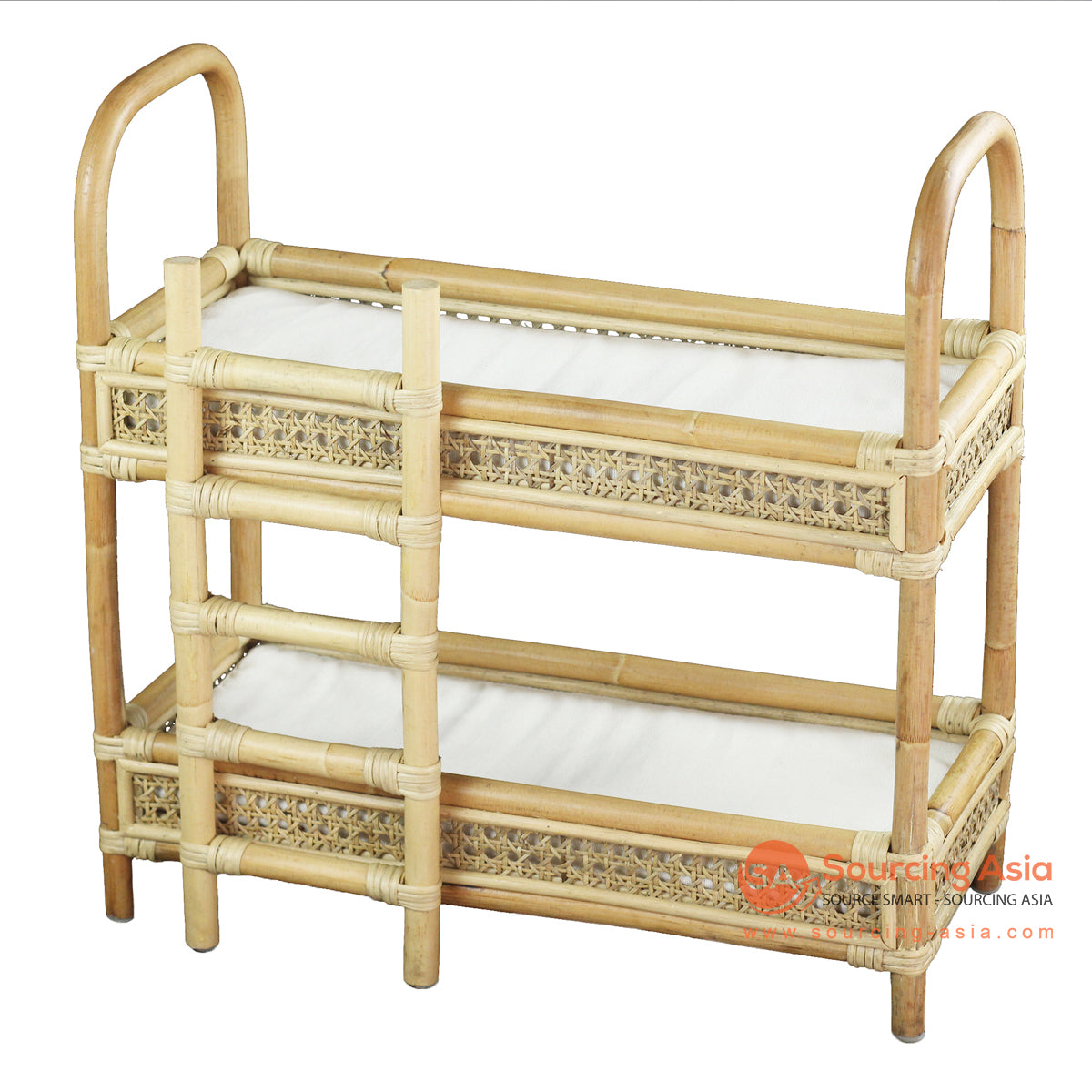 SHL418 NATURAL RATTAN DOLL BED TOYS