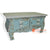 SIX011-D TURQUOISE RECYCLED TEAK WOOD TWO DOORS BUFFET