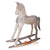 THE071-LBW LARGE BROWN WASH WOODEN HORSE DECORATION