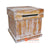 THE076-1 BROWN WASH WOODEN LAUNDRY BOX