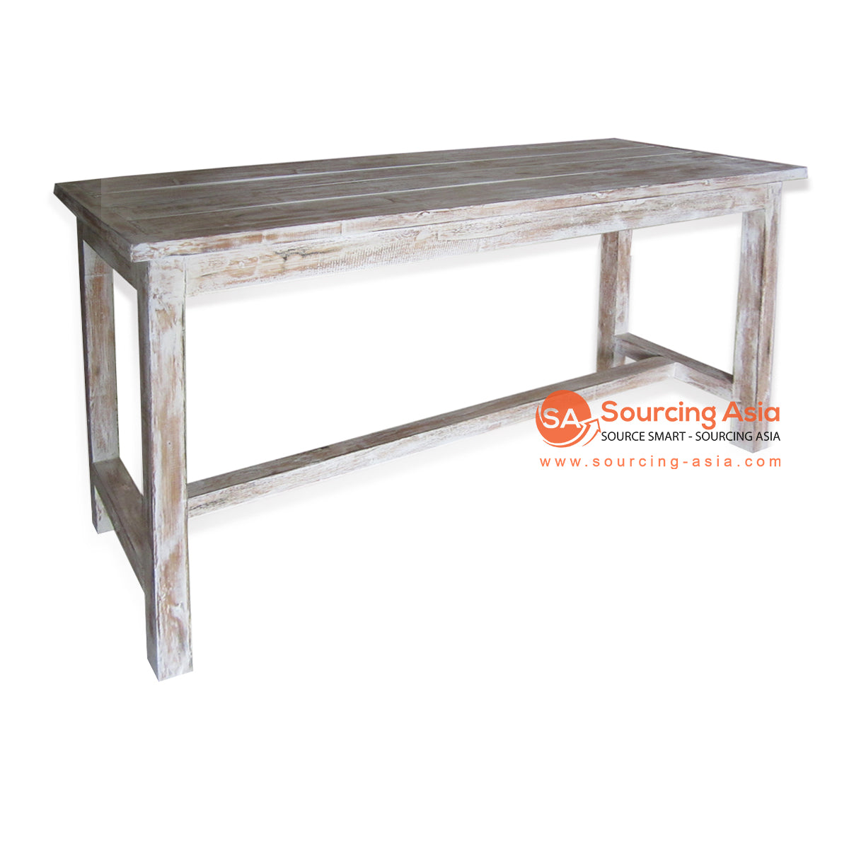 THE135BW BROWN WASH WOODEN CONSOLE TABLE
