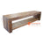 TRG-TPSP001 MUD FINISH RECYCLED TEAK WOOD SIMPLE RUSTIC ENTERTAINMENT UNIT