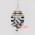 VJ009 DRIFTWOOD AND GLASS HANGING DECORATION