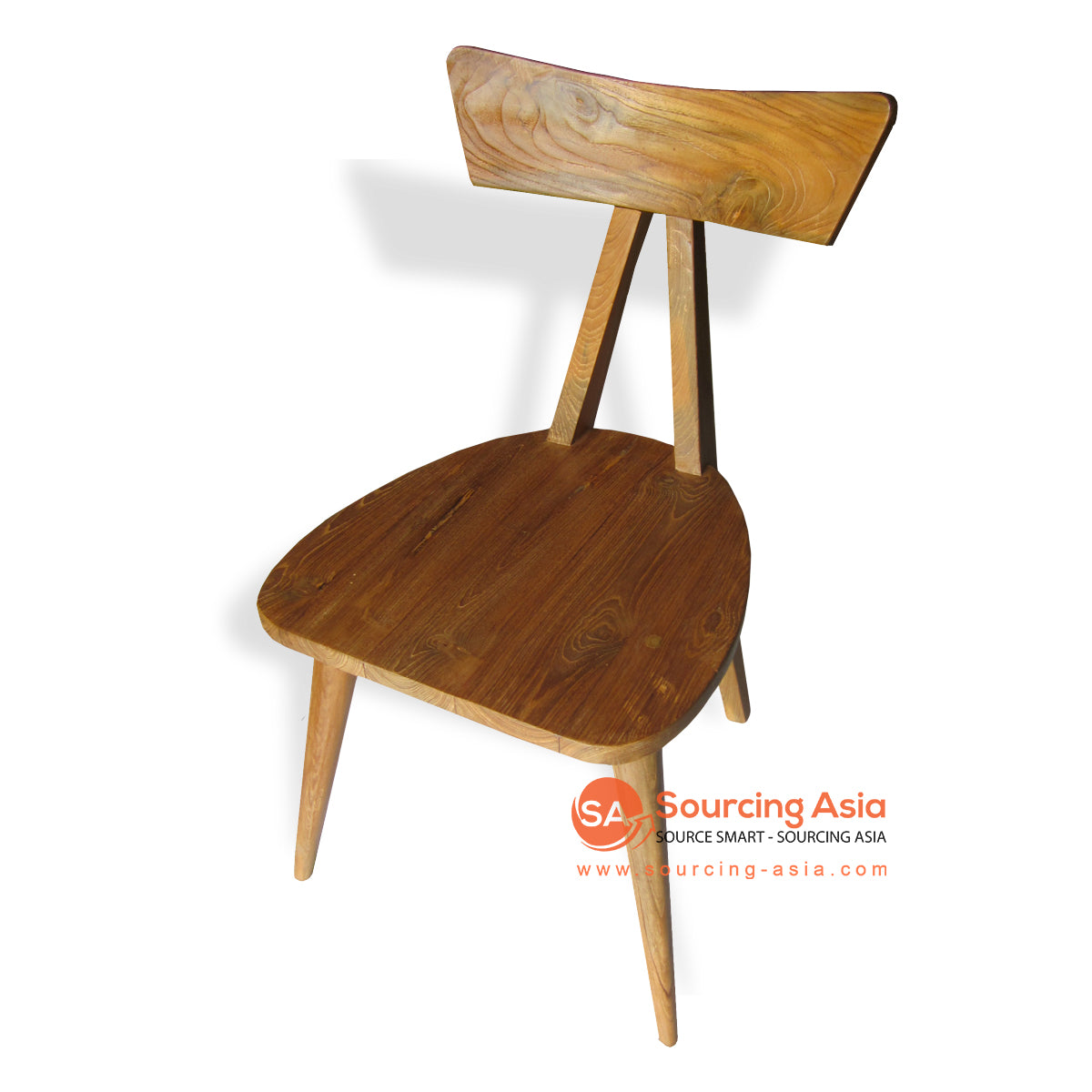 WK250 NATURAL RECYCLED BOAT WOOD BUTTERFLY DINING CHAIR