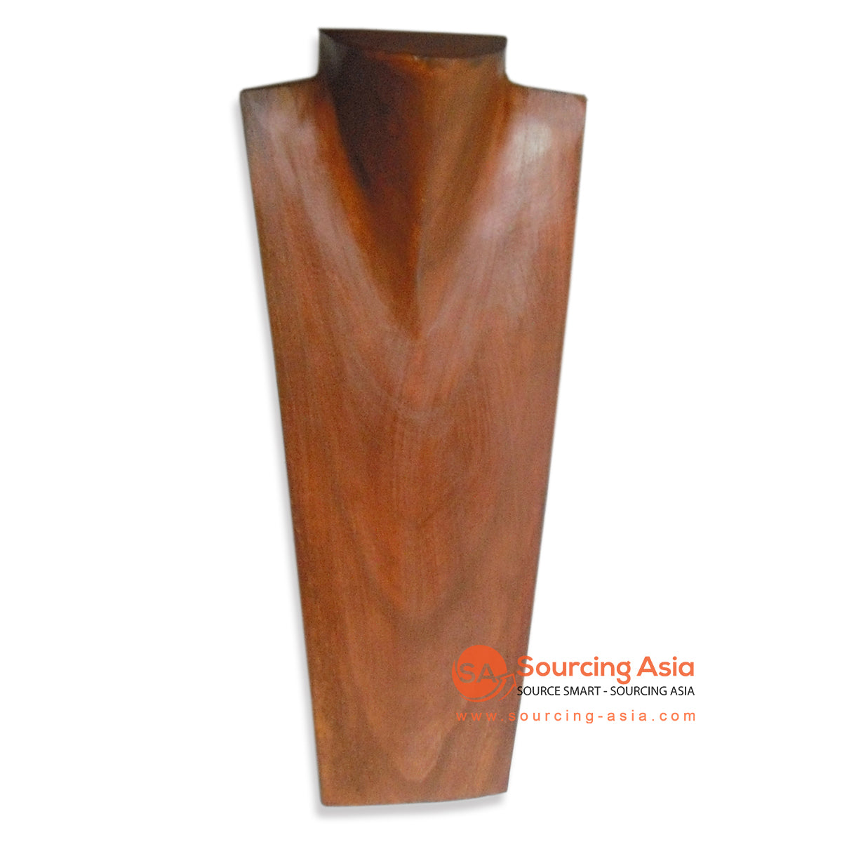YUST01L-BR BROWN WOODEN JEWELRY STAND
